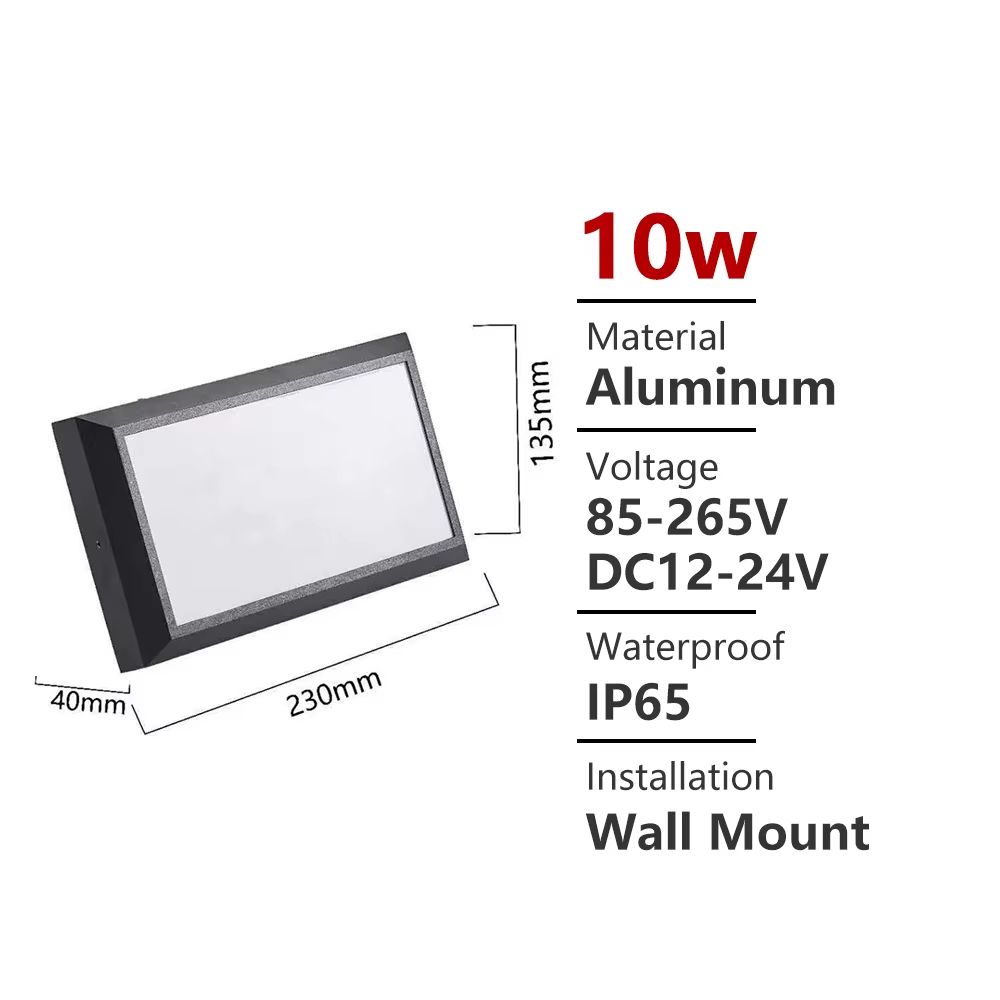 Waterproof Outdoor LED Stair Step Light 12V110V220V Wall Lamp For Garden Terrace 8