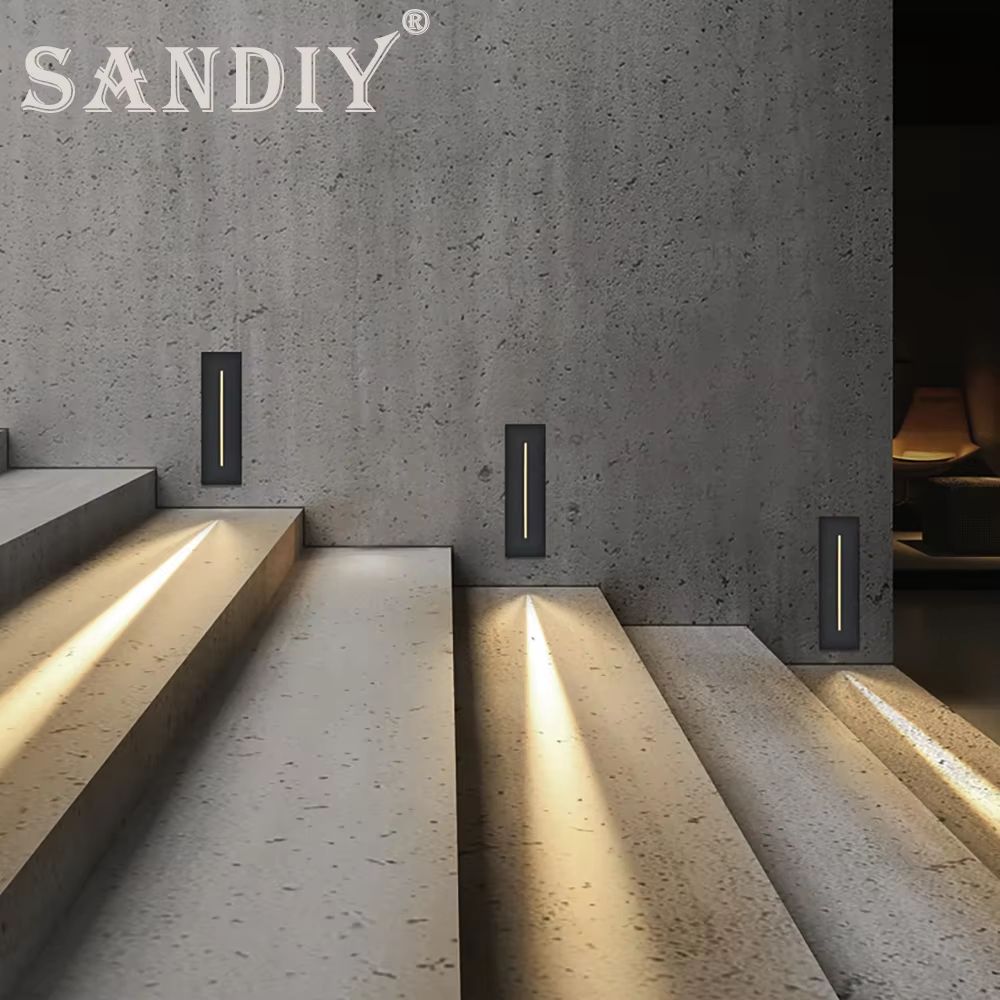 Waterproof 3W LED Recessed Stair Wall Light For IndoorOutdoor Use 5