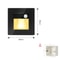 Smart PIR Motion Sensor LED Recessed Night Light For Stairs Hallways 10