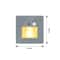 Smart PIR Motion Sensor LED Recessed Night Light For Stairs Hallways 6