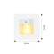 Smart PIR Motion Sensor LED Recessed Night Light For Stairs Hallways 7