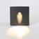 Outdoor Waterproof Recessed LED Stair Wall Light 12V110V220V Round Exterior Nightlight 3
