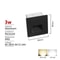 Outdoor Waterproof Recessed LED Stair Wall Light 12V110V220V Round Exterior Nightlight 11