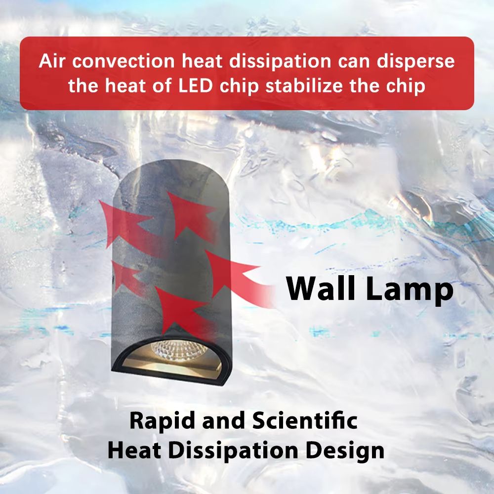 Waterproof Outdoor LED Wall Sconce 6W10W Up Down Porch Light 2