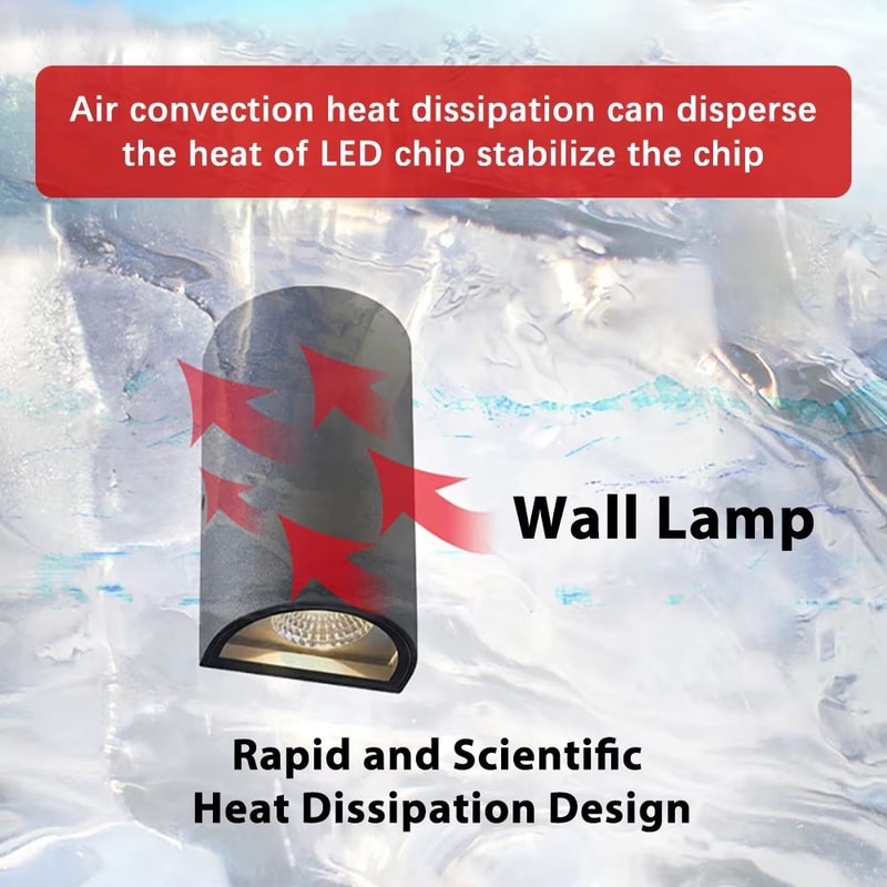 Waterproof Outdoor LED Wall Sconce 6W10W Up Down Porch Light 2
