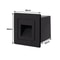 Waterproof Outdoor LED Recessed Wall Lamp For Steps Garden 12V110V220V 6