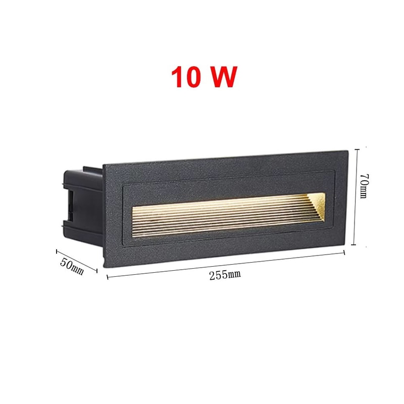 Waterproof Outdoor LED Recessed Wall Lamp For Steps Garden 12V110V220V 7