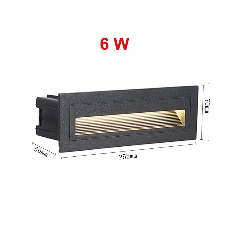 Waterproof Outdoor LED Recessed Wall Lamp For Steps Garden 12V110V220V 8