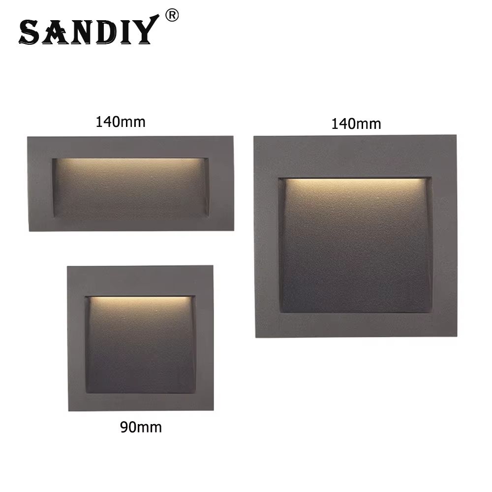 Waterproof Outdoor LED Wall Sconce Stair Light For Garden Balcony Gate IP65 1