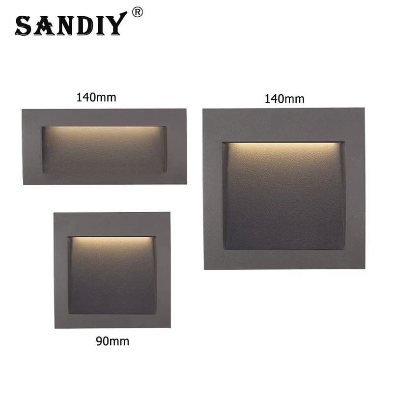 Waterproof Outdoor LED Wall Sconce Stair Light For Garden Balcony Gate IP65 1