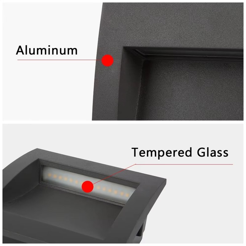 Waterproof Outdoor LED Wall Sconce Stair Light For Garden Balcony Gate IP65 5