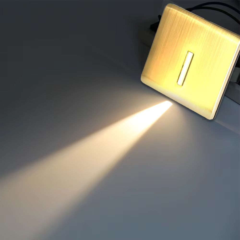 Smart Motion Sensor Recessed Wall Lamp For Indoor Step Stair Night Lighting 1