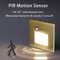 Smart Motion Sensor Recessed Wall Lamp For Indoor Step Stair Night Lighting 2