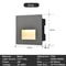 Recessed 3W LED Step Wall Light With Mounting Box For Indoor Outdoor Use 9