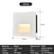 Recessed 3W LED Step Wall Light With Mounting Box For Indoor Outdoor Use 6