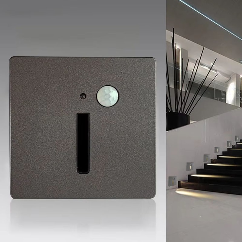 Smart Motion Sensor LED Stair Wall Light For Home Illumination 3