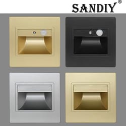 smart motion sensor recessed stair & wall light with voice activation