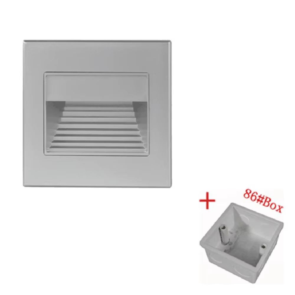 Recessed LED Stair Wall Night Light For Indoor Steps Decor 110V220V 11