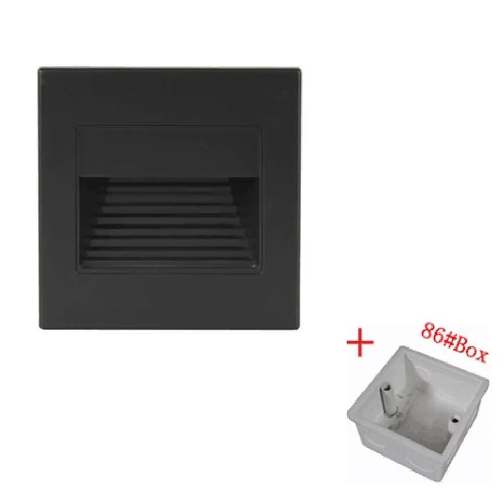 Recessed LED Stair Wall Night Light For Indoor Steps Decor 110V220V 13