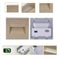 Recessed LED Stair Wall Night Light For Indoor Steps Decor 110V220V 2