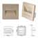 Recessed LED Stair Wall Night Light For Indoor Steps Decor 110V220V 3