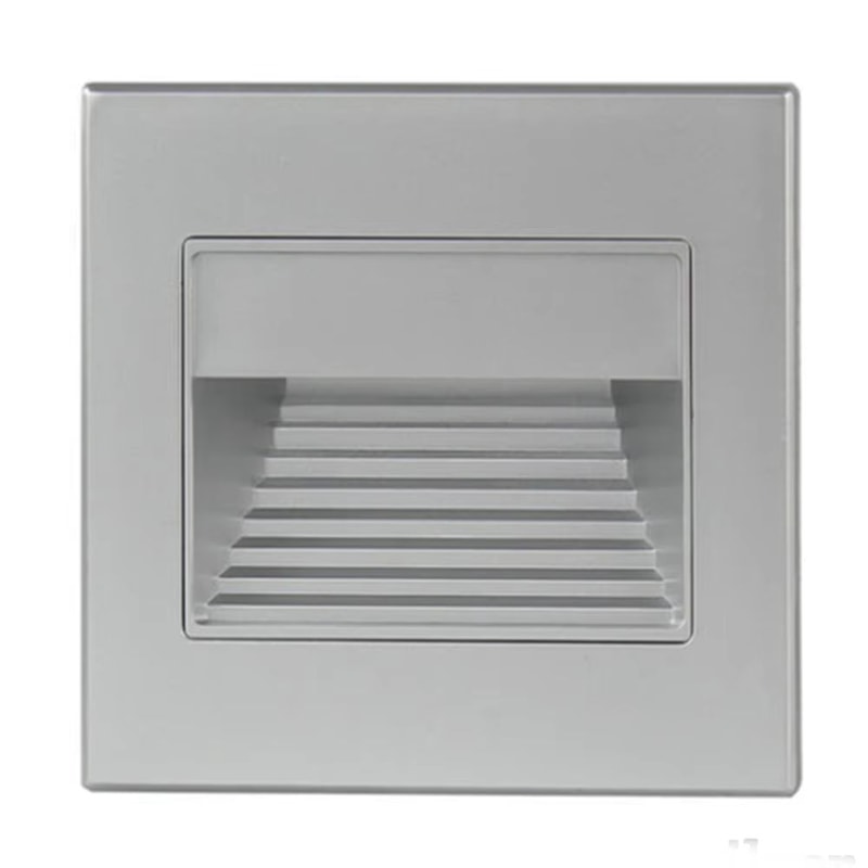 Recessed LED Stair Wall Night Light For Indoor Steps Decor 110V220V 7