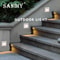 Waterproof Outdoor LED Recessed Stair Step Wall Light 12V110V220V 5