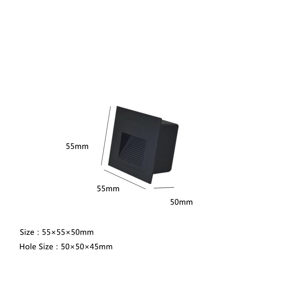 Waterproof Outdoor LED Recessed Stair Wall Lamp For Yard Balcony Terrace 12V110V220V 6