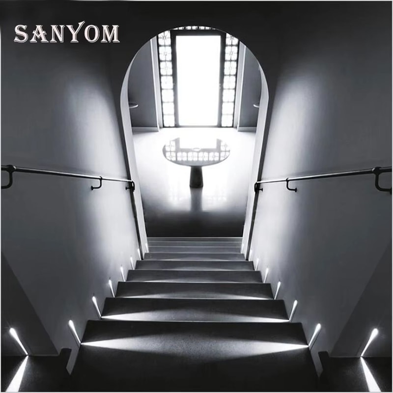 Recessed 3W LED Wall Stair Light With Mounting Box For Home Night Illumination 5