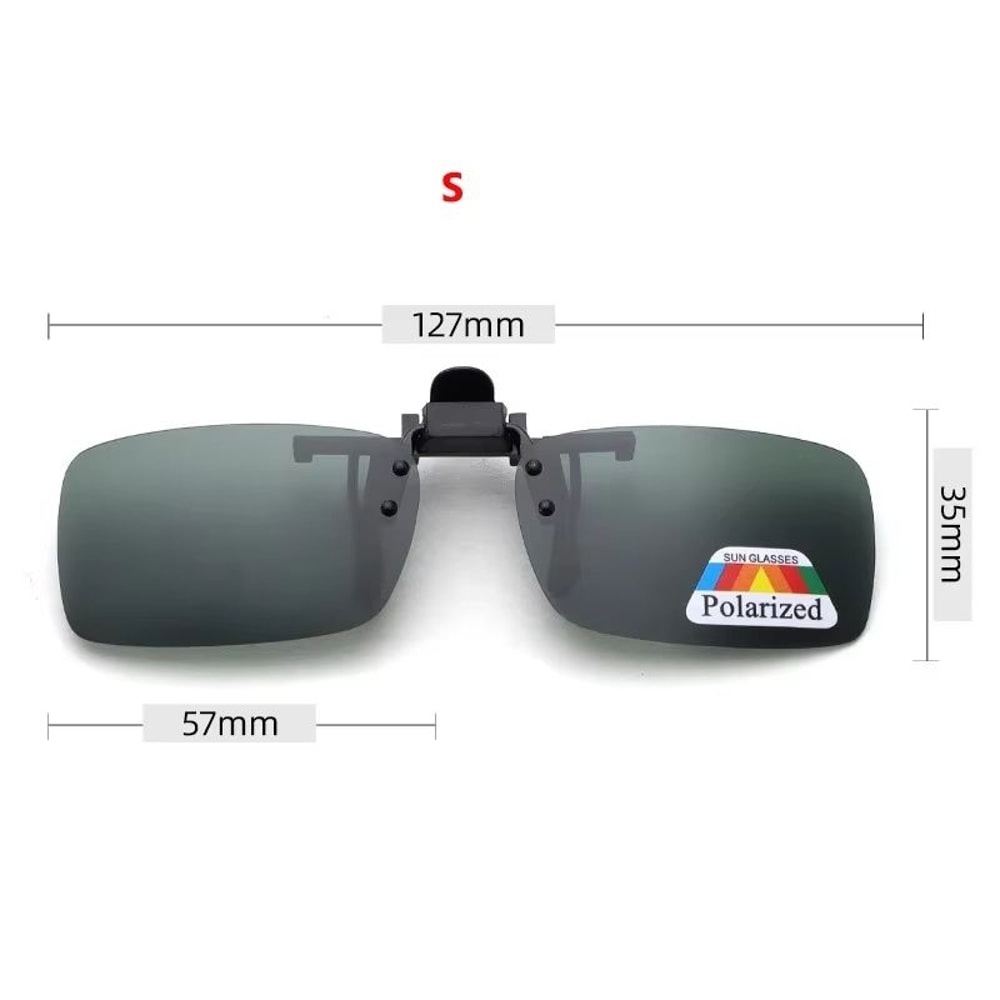 ClipOn FlipUp Polarized Driving And Outdoor Sunglasses 13
