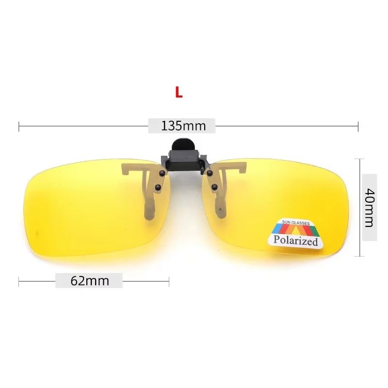 ClipOn FlipUp Polarized Driving And Outdoor Sunglasses 18