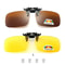 ClipOn FlipUp Polarized Driving And Outdoor Sunglasses 24