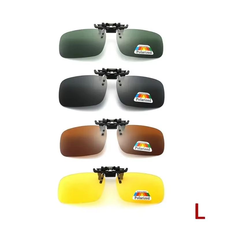 ClipOn FlipUp Polarized Driving And Outdoor Sunglasses 27