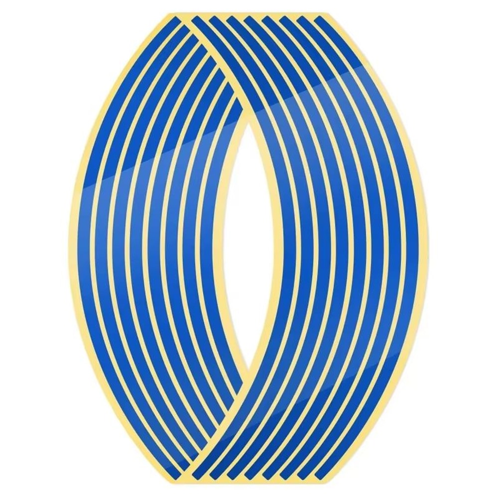 Reflective Motorcycle And Bike Wheel Rim Tape Strips 1718 Inch 9