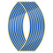 Reflective Motorcycle And Bike Wheel Rim Tape Strips 1718 Inch 9