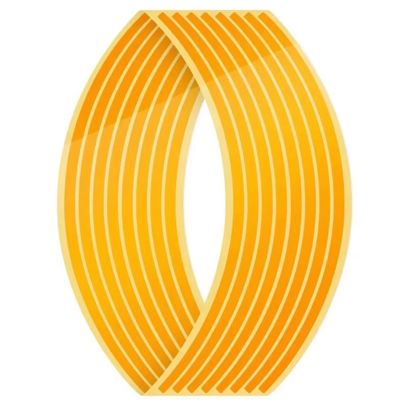 Reflective Motorcycle And Bike Wheel Rim Tape Strips 1718 Inch 12