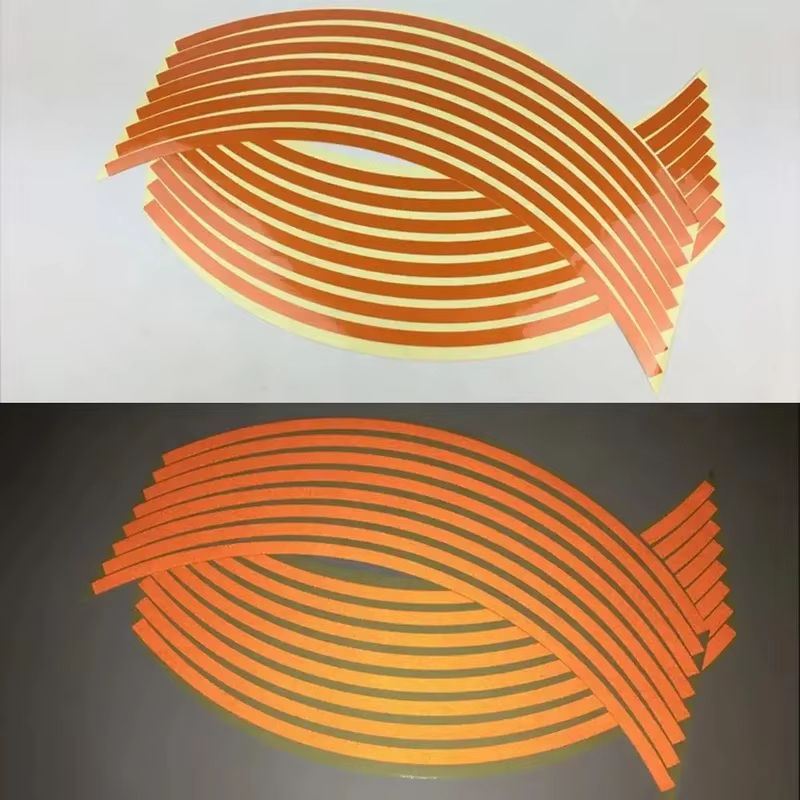 Reflective Motorcycle And Bike Wheel Rim Tape Strips 1718 Inch 4