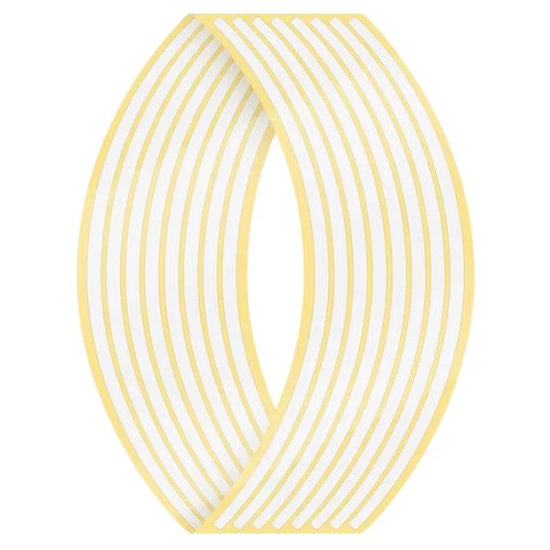 Reflective Motorcycle And Bike Wheel Rim Tape Strips 1718 Inch 8