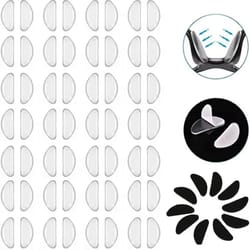 transparent silicone adhesive nose pads for glasses (10/20 pcs)