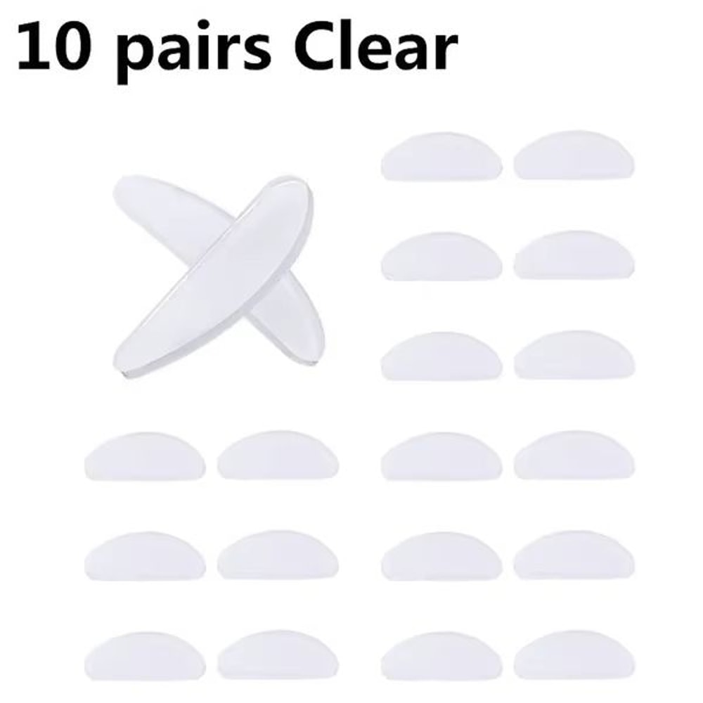 Transparent Silicone Adhesive Nose Pads For Glasses 1020 Pcs 5