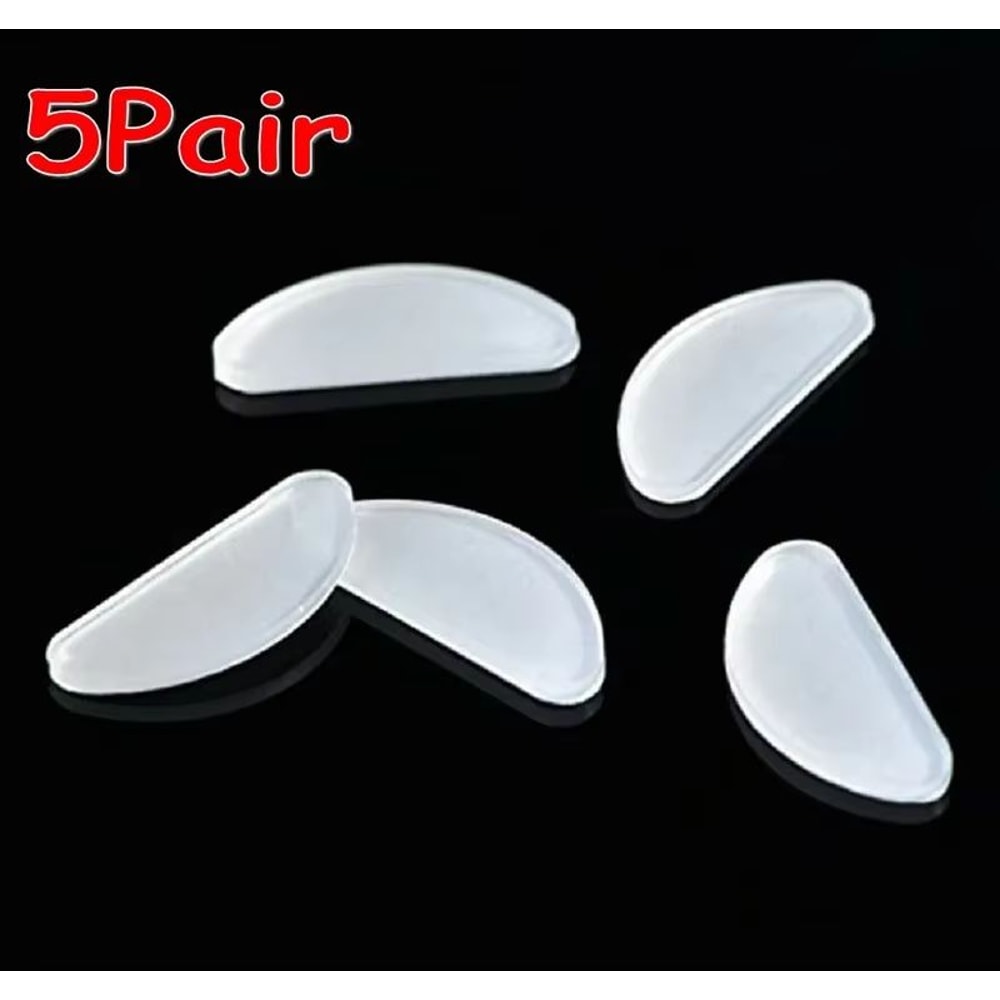 Transparent Silicone Adhesive Nose Pads For Glasses 1020 Pcs 6