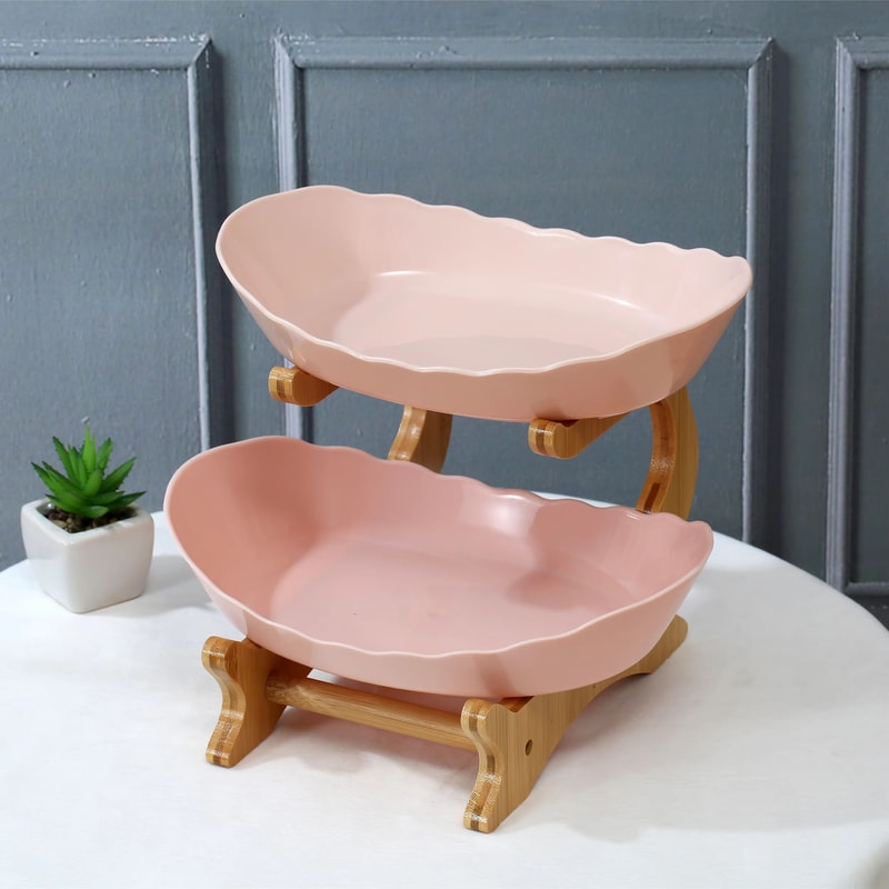 Modern MultiLayer Fruit And Snack Serving Plate For Home 9