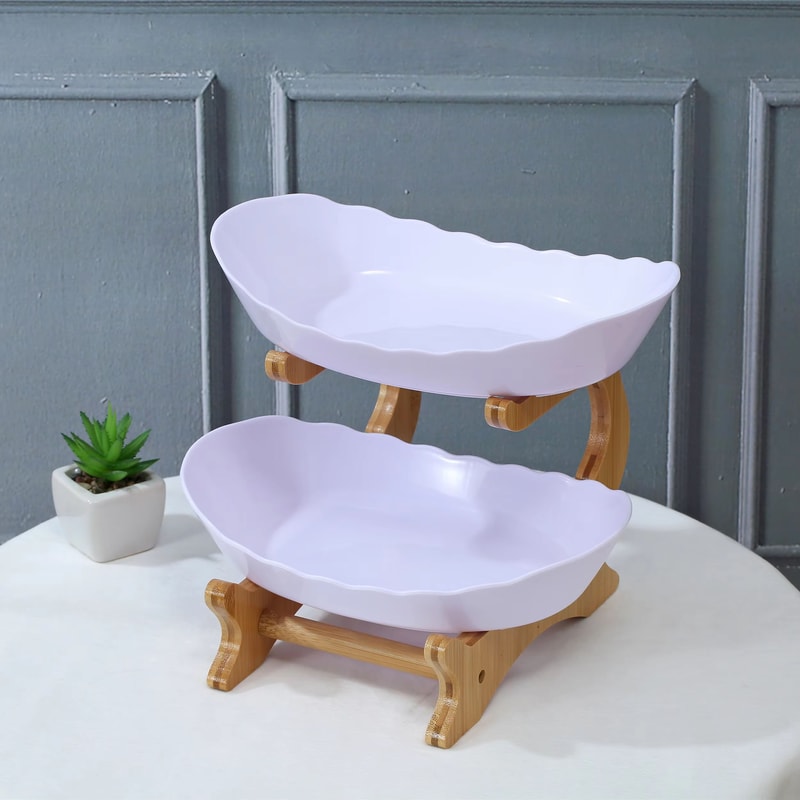 Modern MultiLayer Fruit And Snack Serving Plate For Home 6