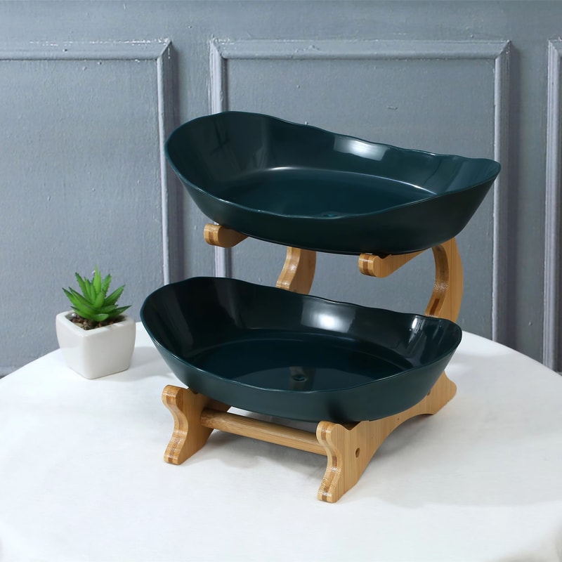 Modern MultiLayer Fruit And Snack Serving Plate For Home 8