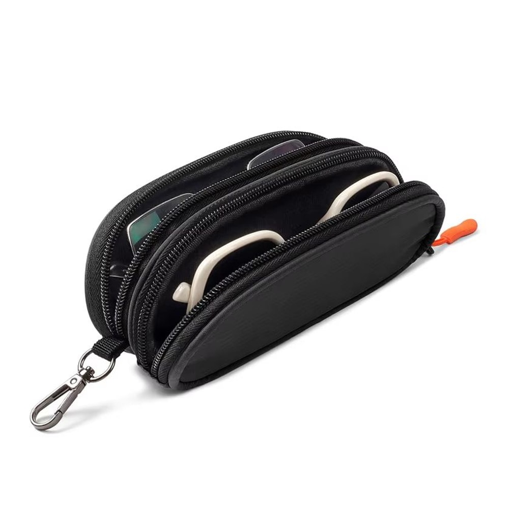 Double Layer Sunglasses Case Organizer Travel Storage Bag 7