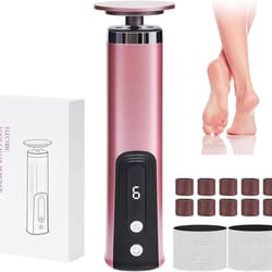 electric foot callus remover 2-in-1 rechargeable foot and nail file tool