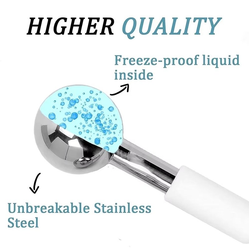 Mini Stainless Steel Ice Globes For Face And Eye Cooling 1