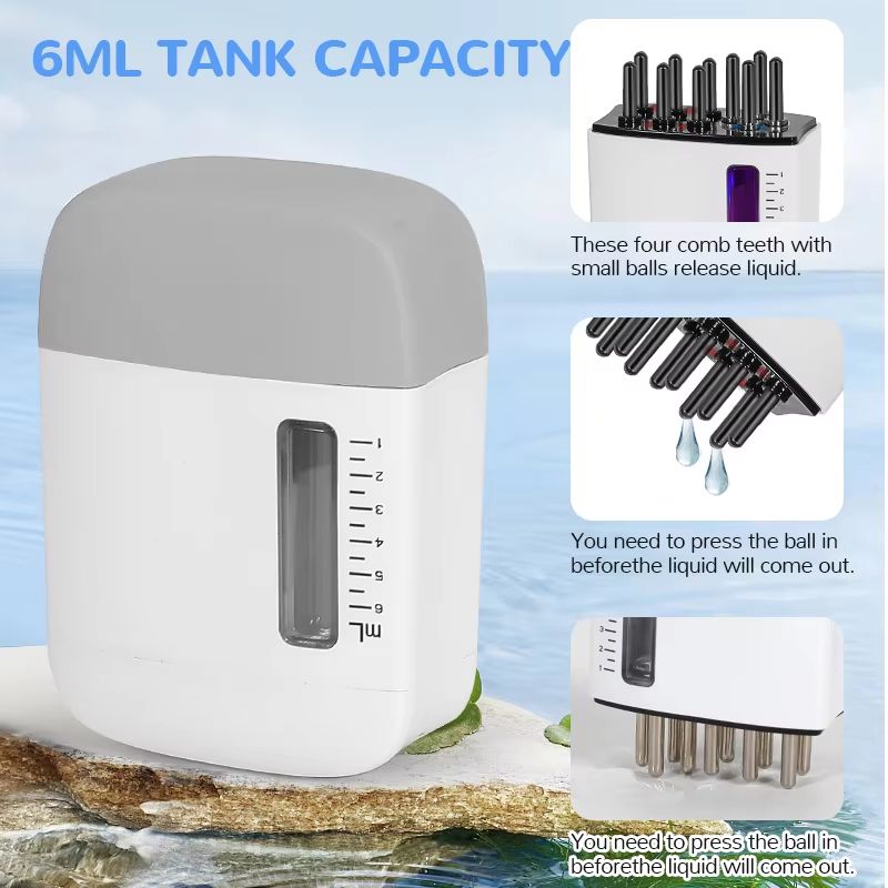 Rechargeable Electric Scalp Massager Comb With Red Light Therapy And Essential Oil Applicator For H 3