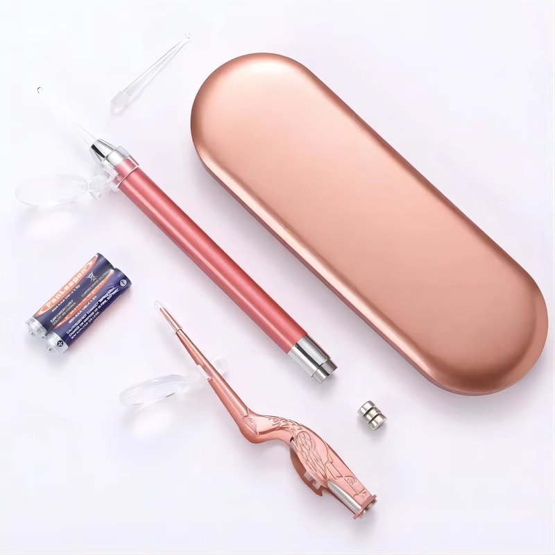 LED Light Ear Cleaning Kit With Earwax Removal Tools For Kids And Adults 0