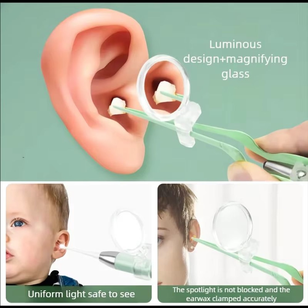 LED Light Ear Cleaning Kit With Earwax Removal Tools For Kids And Adults 1